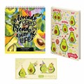 Набор канцелярии подарочный BRAUBERG "AVOCADO", 18 наименований, 43 предмета, 880951 880951
