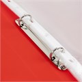 Папка для портфолио школьника/дошкольника, А4, 2 кольца, 10 файлов, красный пластик, ЮНЛАНДИЯ, 115235 115235