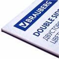 Цветная бумага А4 ТОНИРОВАННАЯ В МАССЕ, 48 листов 16 цветов, склейка, 80 г/м2, BRAUBERG, 113504 113504