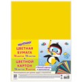 Набор картона и бумаги А4 немелованный (белый картон 2 л., цветной картон 16 л. 8 цв., цветная бумага 16 л. 16 цв.), ЮНЛАНДИЯ, 115165 115165