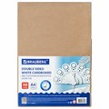 Картон белый А4 МЕЛОВАННЫЙ (белый оборот), 50 листов, в коробке, BRAUBERG, 210х297 мм, 113562 113562