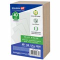 Картон переплетный, толщина 1,5 мм, А6 (105х148 мм), КОМПЛЕКТ 40 шт., BRAUBERG ART, 665562 665562