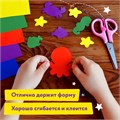 Картон цветной А4 МЕЛОВАННЫЙ ВОЛШЕБНЫЙ, 10 листов, 10 цветов, в папке, ЮНЛАНДИЯ, 200х290 мм, 113544 113544
