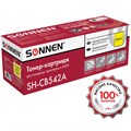 Картридж лазерный SONNEN (SH-CB542A) для HP CLJ CP1215/1515 ВЫСШЕЕ КАЧЕСТВО, желтый, 1400 страниц, 363956 363956