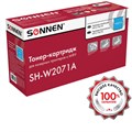 Картридж лазерный SONNEN (SH-W2071A) для HP CLJ 150/178 ВЫСШЕЕ КАЧЕСТВО, голубой, 700 страниц, 363967 363967