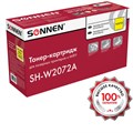 Картридж лазерный SONNEN (SH-W2072A) для HP CLJ 150/178 ВЫСШЕЕ КАЧЕСТВО, желтый, 700 страниц, 363968 363968