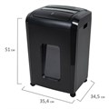 Уничтожитель (шредер) с автоподачей BRAUBERG AUTO 150M, 5 уровень секретности, 6 листов, корзина 25 литров, 532155 532155