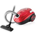 Пылесос BRAYER BR4221, с пылесборником, 2000 Вт, мощность всасывания 380 Вт, черный/красный 456123