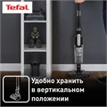 Пылесос вертикальный беспроводной TEFAL Air Force Light TY6545RH, потребляемая мощность 350 Вт, 0,65 л, черный, 2211400233 456490