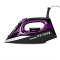 Утюг SONNEN SI-270, 2600 Вт, керамическое покрытие, антикапля, антинакипь, черный/фиолетовый, 455280 455280
