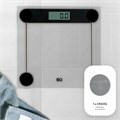 Весы напольные BQ (БИ-КЬЮ) BS1012, электронные, вес до 180 кг, квадрат, стекло, 86191610 457487