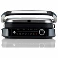 Электрогриль GORENJE GCG2100S, 2100 Вт, съемные панели, регулировка температуры, серебро/черный 457643