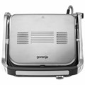 Электрогриль GORENJE GCG2100S, 2100 Вт, съемные панели, регулировка температуры, серебро/черный 457643