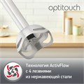 Блендер погружной MOULINEX Optitouch DD833810, 600 Вт, 16 скоростей, 3 насадки, стакан, черный, 7211002825 456474