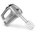 Миксер MOULINEX HM310E10, 300Вт, 5 скоростей, 2 венчика, 2 крюка для теста, серый, 8010001084 456475