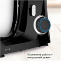 Миксер планетарный BQ (БИ-КЬЮ) MX342, 1600 Вт, 10 скоростей, 3 насадки, металлическая чаша 4,5 л, черный, 86195975 457503