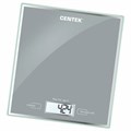 Весы кухонные CENTEK CT-2462 SILVER, электронный дисплей, max вес 5 кг, тарокомпенсация, стекло, CT-2462 Silver 457572