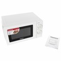 Микроволновая печь SONNEN MW2070B-6MW, 20 л, 700 Вт, таймер, механическое управление, белая, 454651 454651