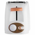 Тостер CENTEK CT-1420, 750 Вт, 2 тоста, 7 режимов, пластик, белый 457611