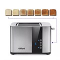 Тостер KITFORT KT-2047, 850 Вт, 2 тоста, 7 режимов, LED-дисплей, сталь, серебристый, КТ-2047 455986