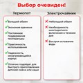 Термопот SONNEN TP-60, 6 л, 900 Вт, 1 температурный режим, 3 режима подачи воды, сталь, черный/серебро, 456713 456713