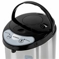 Термопот SONNEN TP-60, 6 л, 900 Вт, 1 температурный режим, 3 режима подачи воды, сталь, черный/серебро, 456713 456713