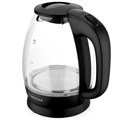 Чайник BRAYER BR1026, 1,8 л, 2200 Вт, закрытый нагревательный элемент, стекло, черный 456067