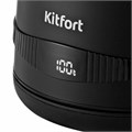 Чайник KITFORT КТ-6121-1, 1,7 л, 2200 Вт, закрытый нагревательный элемент, LED-дисплей, ТЕРМОРЕГУЛЯТОР, сталь, черный 456001