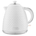 Чайник KITFORT КТ-681, 1,7 л, 2200 Вт, закрытый нагревательный элемент, пластик, белый 456021