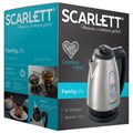Чайник SCARLETT SC-EK21S20, 1,8 л, 1600 Вт, закрытый нагревательный элемент, сталь 451888