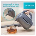 Чайник SCARLETT SC-EK21S42, 1,8 л, 1800 Вт, закрытый нагревательный элемент, стальной корпус 458303