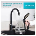 Чайник SCARLETT SC-EK27G103, 1,8 л, 1800 Вт, закрытый нагревательный элемент, стекло, черный 458304