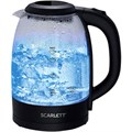 Чайник SCARLETT SC-EK27G11, 1,7 л, 2200 Вт, закрытый нагревательный элемент, стекло, черный 457216
