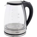Чайник SCARLETT SC-EK27G35, 1,8 л, 1800 Вт, закрытый нагревательный элемент, стекло, стальной 457214
