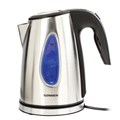 Чайник SONNEN KT-1721, 1,7 л, 2200 Вт, закрытый нагревательный элемент, нержавеющая сталь, черный, подсветка, 454347 454347