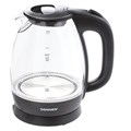 Чайник SONNEN KT-1786, 1,7 л, 2200 Вт, закрытый нагревательный элемент, стекло, 453422 453422