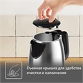 Чайник TEFAL KI150D30, 1,7 л, 2400 Вт, закрытый нагревательный элемент, сталь, серебристый, 7211001458 456505