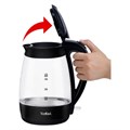 Чайник TEFAL KO450832, 1,7 л, 2400 Вт, закрытый нагревательный элемент, стекло, черный 456513
