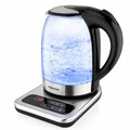 Чайник с терморегулятором BRAYER BR1003, 1,7 л, 2200 Вт, закрытый нагревательный элемент, стекло 456043