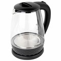 Чайник электрический CROMEX KT-308, 1,8 л, 1500 Вт, стекло, черный, 455150 455150