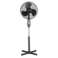 Вентилятор напольный SONNEN FS40-A55, d=40 см, 45 Вт, 3 скоростных режима, таймер, черный, 451035 451035