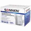 Сушилка ВЫСОКОСКОРОСТНАЯ для рук SONNEN HD-FL-2009, 1200 Вт, пластиковый корпус, белая, 607959 607959