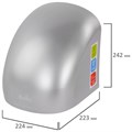 Сушилка для рук BALLU BAHD-2000DM Silver, 2000 Вт, пластик, серебро 608346