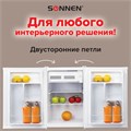 Холодильник SONNEN DF-1-08, однокамерный, объем 76 л, морозильная камера 10 л, 47х45х70 см, белый, 454214 454214