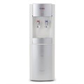 Кулер для воды AEL LD-AEL-28, напольный, НАГРЕВ/ОХЛАЖДЕНИЕ ЭЛЕКТРОННОЕ, 2 крана, белый/серебристый, 00256 454329