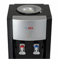 Кулер для воды AEL LD-AEL-28, напольный, НАГРЕВ/ОХЛАЖДЕНИЕ ЭЛЕКТРОННОЕ, 2 крана, черный, 00254 456854