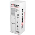 Кулер для воды SONNEN FSC-02S, напольный, НАГРЕВ/ОХЛАЖДЕНИЕ КОМПРЕССОРНОЕ, 2 крана, белый, 455415 455415