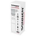 Кулер для воды SONNEN FSC-03AC, напольный, НАГРЕВ/ОХЛАЖДЕНИЕ КОМПРЕССОР, шкаф, 3 крана, белый, 455419 455419