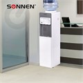 Кулер для воды SONNEN FSC-03BA, напольный, НАГРЕВ/ОХЛАЖДЕНИЕ КОМПРЕССОРНОЕ, 3 крана,серый, 455417 455417