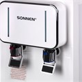 Кулер для воды SONNEN FSE-02BW, напольный, нагрев/охлаждение, НИЖНЯЯ ЗАГРУЗКА, 2 крана, белый, 456170 456170